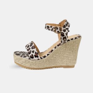 sandale léopard chic