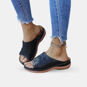 sandale orthopédique femme style claquette