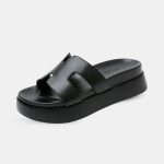 sandales plates talons épais style urbain