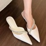 Sandale talon de luxe femme