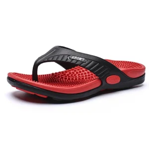 Sandale tong pour homme avec semelle effet massage pour pieds