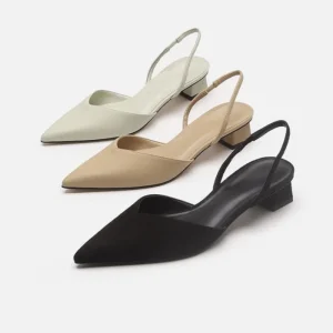 sandale talon carrée classe et confortable