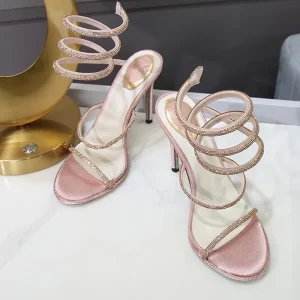 Sandale d'été chic talon haut pour femme