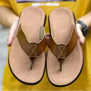 Sandale avec semelle confortable tong pour homme