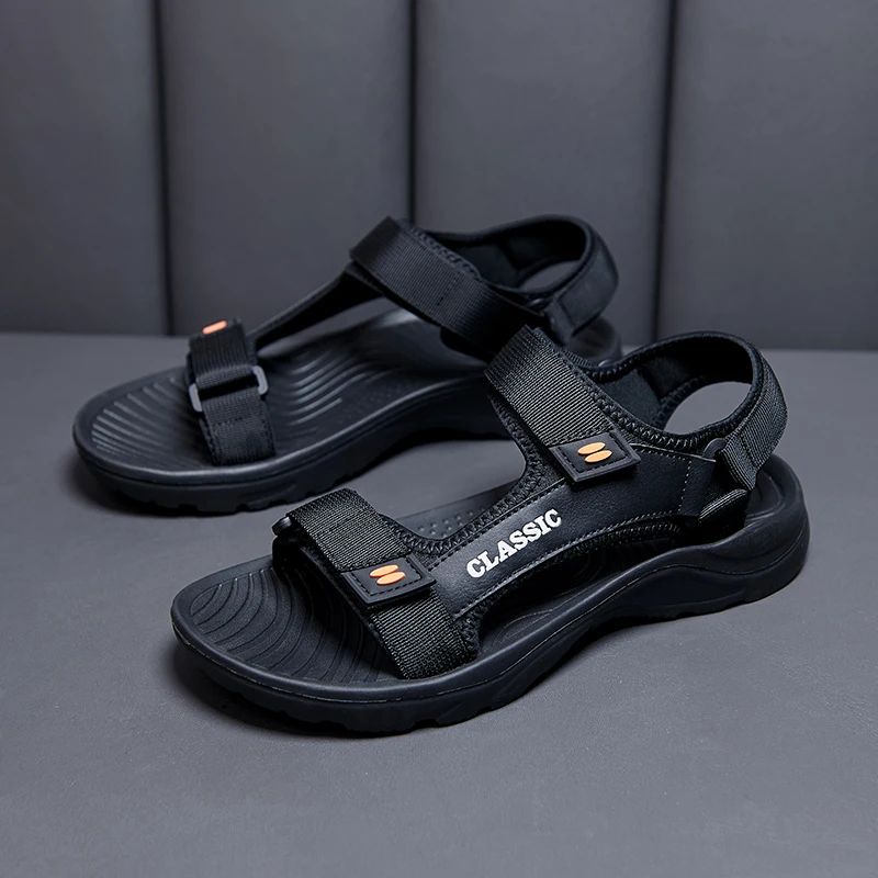 Sandales d'extérieur pour marche avec soutien de la voûte plantaire, antidérapantes pour homme. – Image 6