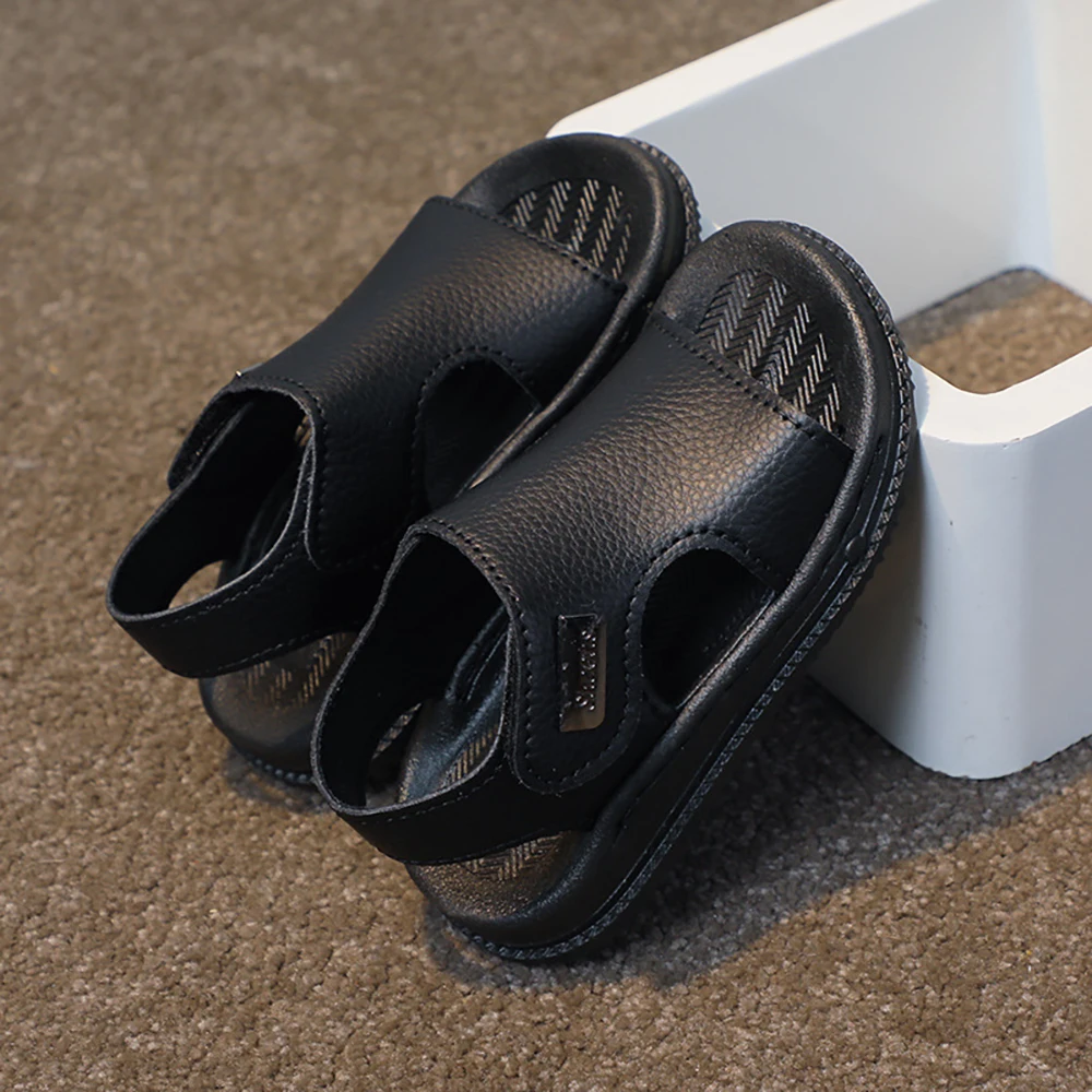 Sandales d'été en similicuir, ergonomiques et semelle souple et antidérapantes pour enfants. – Image 6
