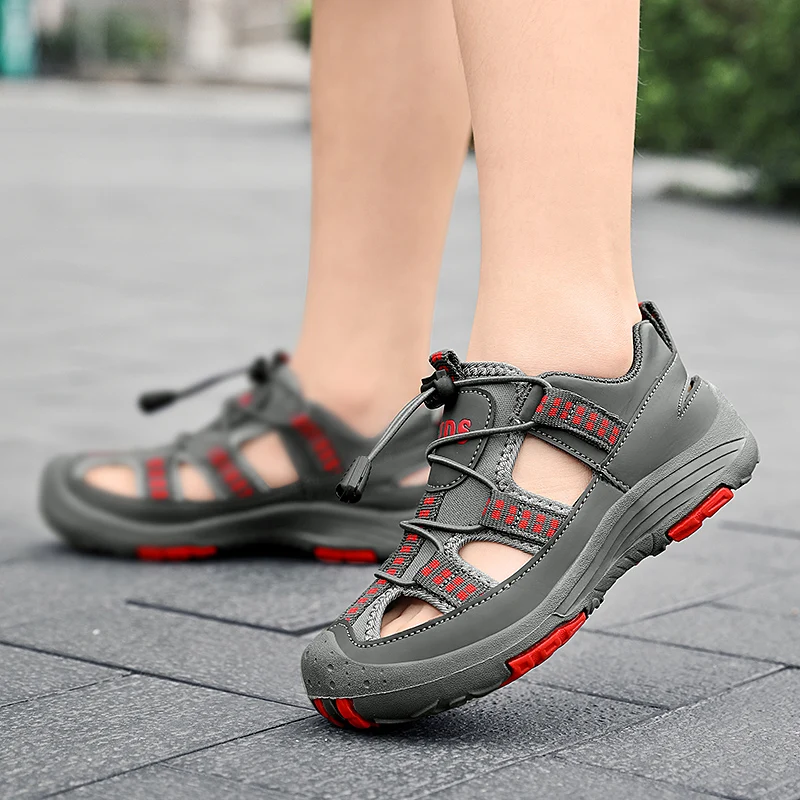 Sandales d'extérieur souples et antidérapantes pour enfants garçon. – Image 5