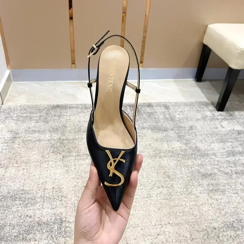 Sandales d’été élégantes à talons aiguilles avec boucle métallique. – Image 7