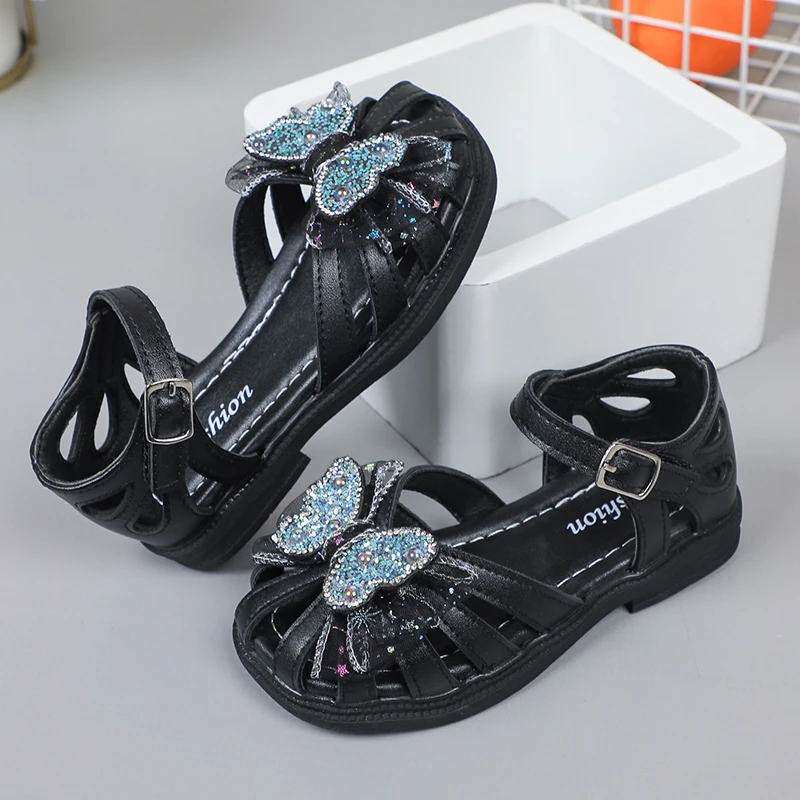 Sandales pour filles, nœud papillon, mignonnes, douces, respirantes et élégantes. – Image 4