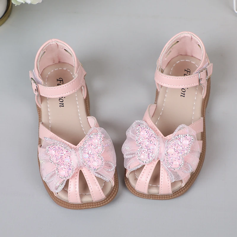 Sandales pour filles, nœud papillon, mignonnes, douces, respirantes et élégantes. – Image 8