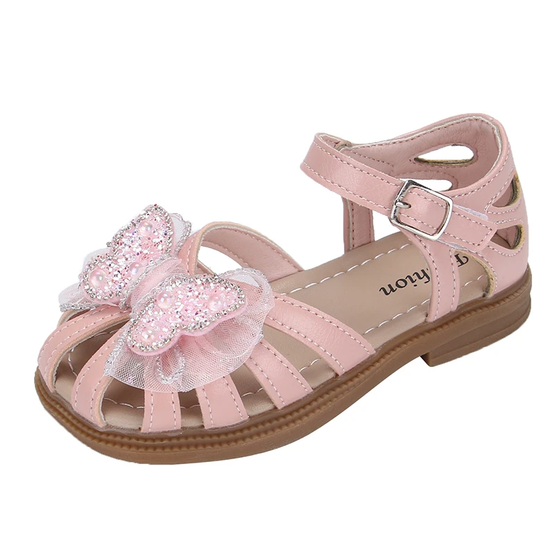 Sandales pour filles, nœud papillon, mignonnes, douces, respirantes et élégantes. – Image 6