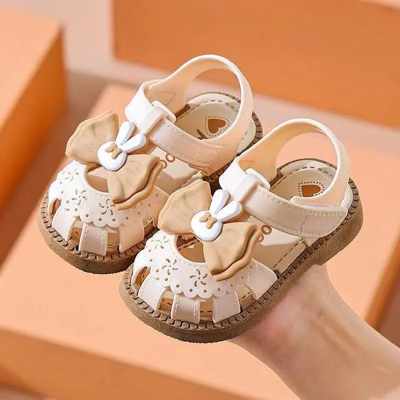 Sandales d’été pour filles, semelle souple, antidérapantes de princesse – Image 5